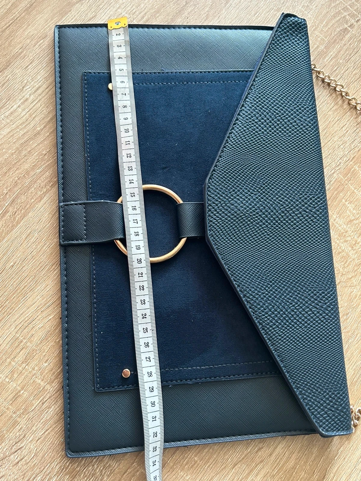 Bolsa grande chique sobre azul marinho Primark não utilizada – photo 2